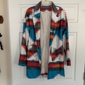 Colorful Patterned Women's Sweater